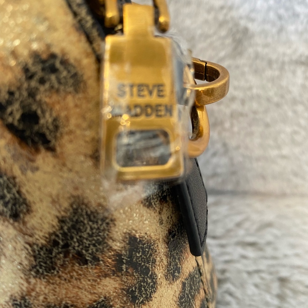 Steve Madden Smyth leopard Animal Print Satchel bag - Picture 14 of 16